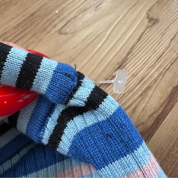 UNIQLO x MARNI Merino Blend Semi Flare Knitted Pants in Blue Sz. Small - Picture 7 of 15